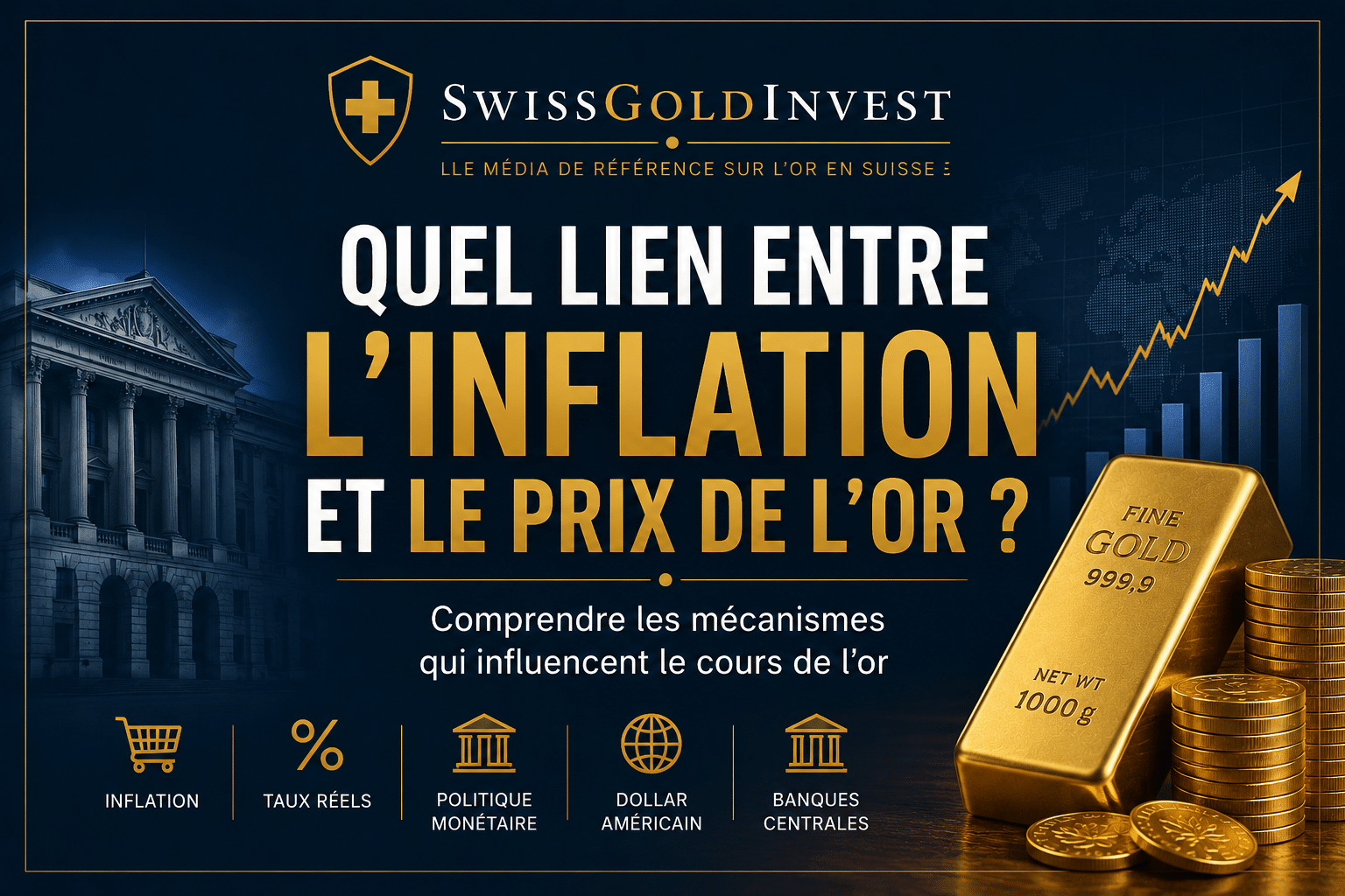 Quel lien entre l’inflation et le prix de l’or ? image article quel lien enter inflation et prix de l or
