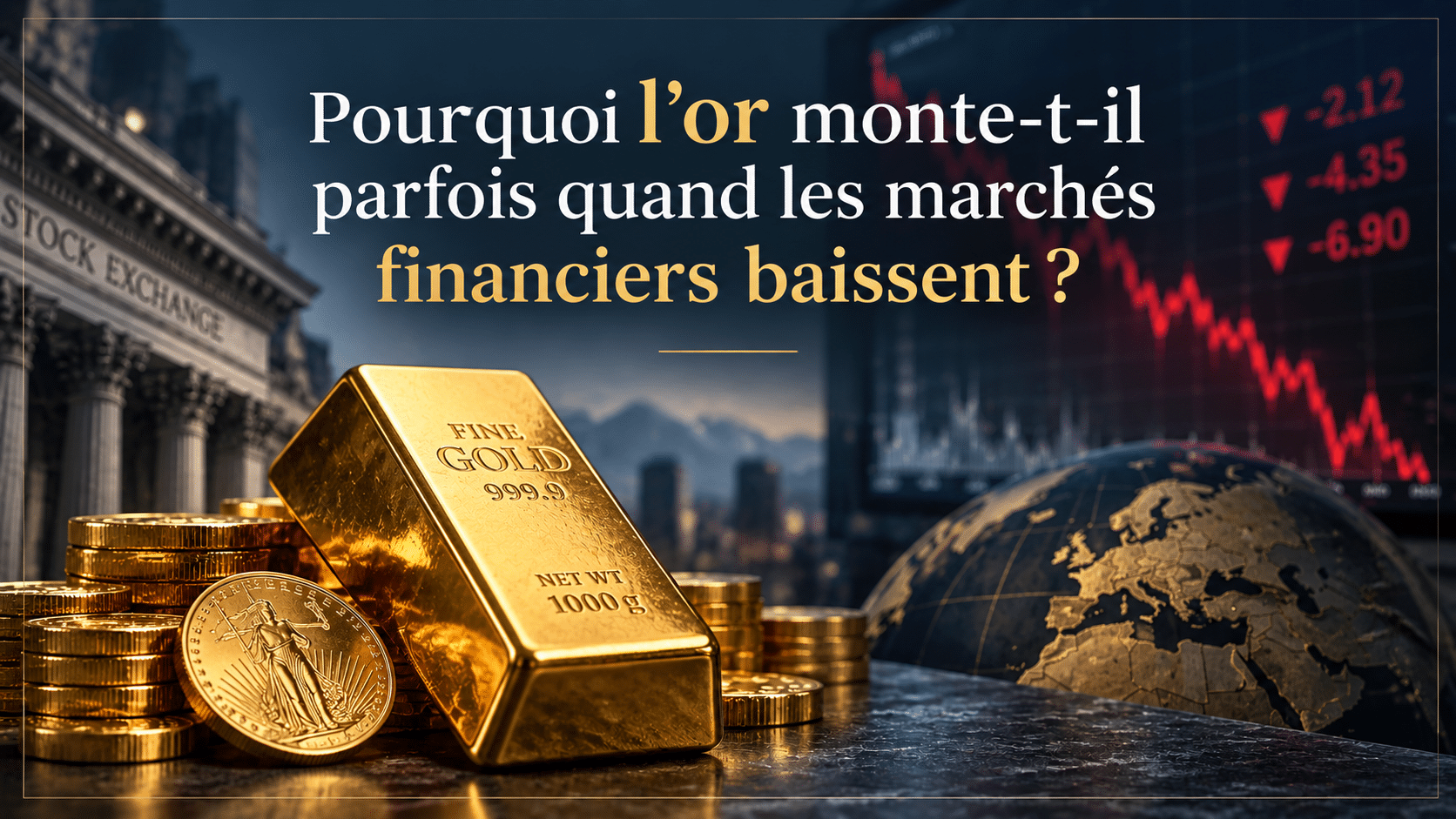 image article pourquoi l’or monte t il parfois quand les marchés financiers baissent